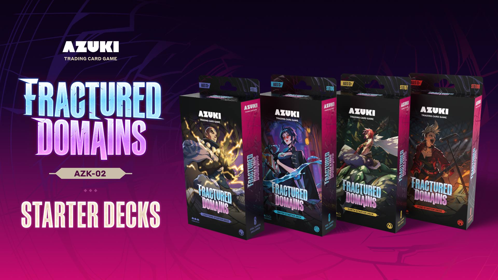 Fractured Domains: Four New Starter Decks, Four Ways to Play