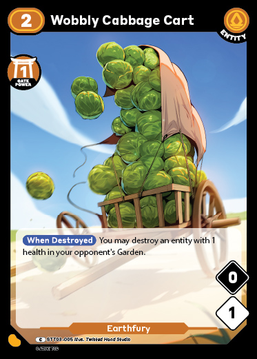 Wobbly Cabbage Cart